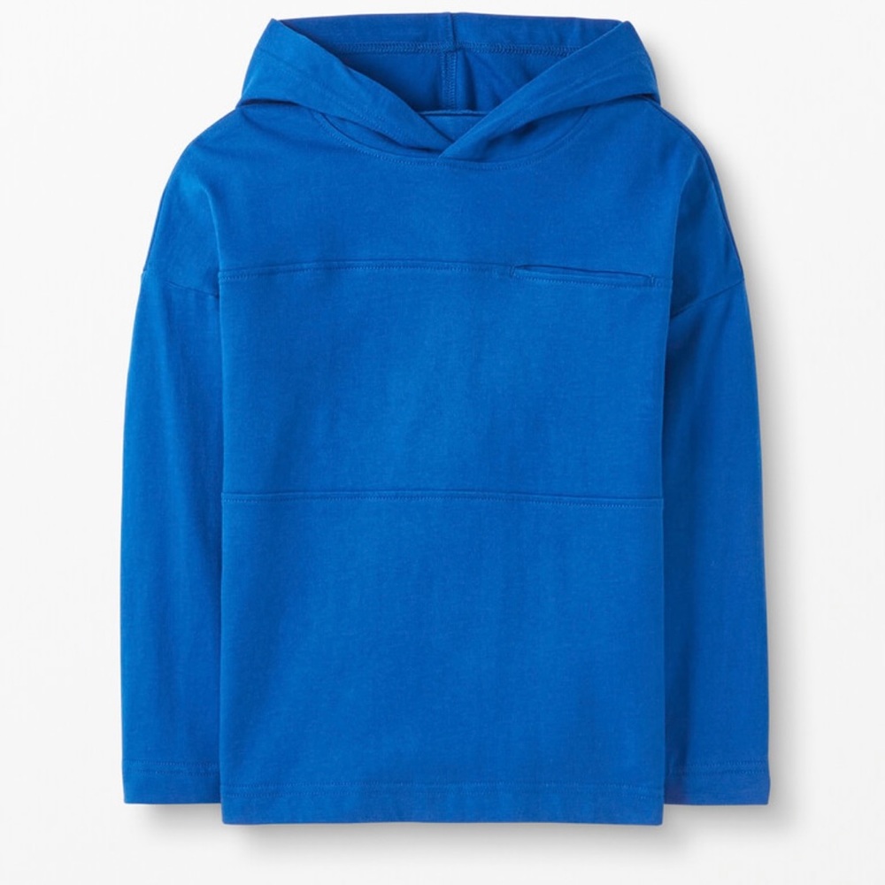 NWOT HANNA ANDERSSON PULLOVER HOODIE IN BLUE SIZE 110 US 5